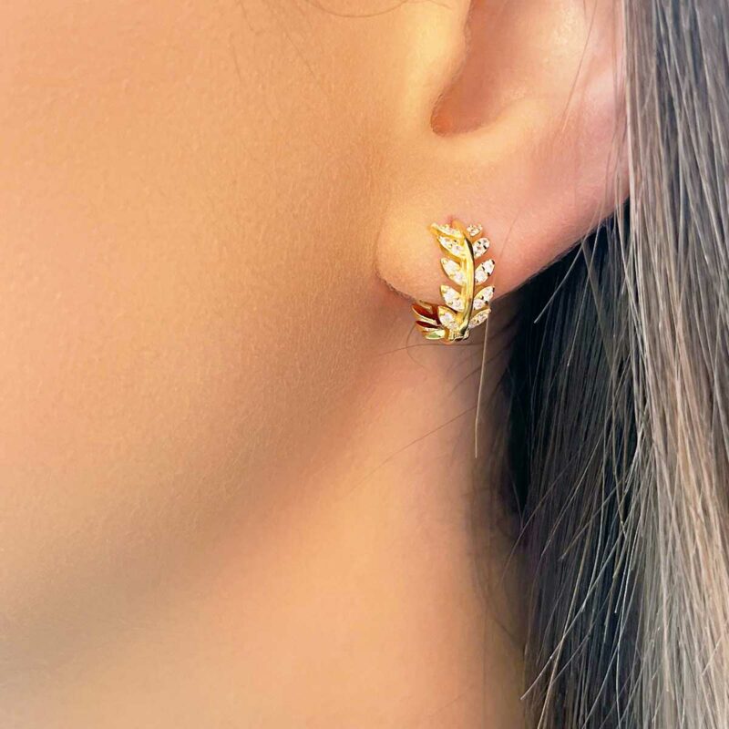 Orecchini Roma in Argento 925 con zirconi