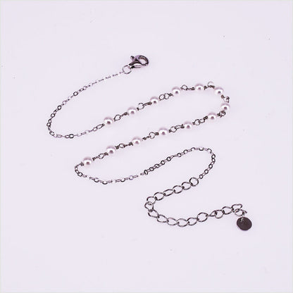Cavigliera Donna con Cristalli in Argento 925