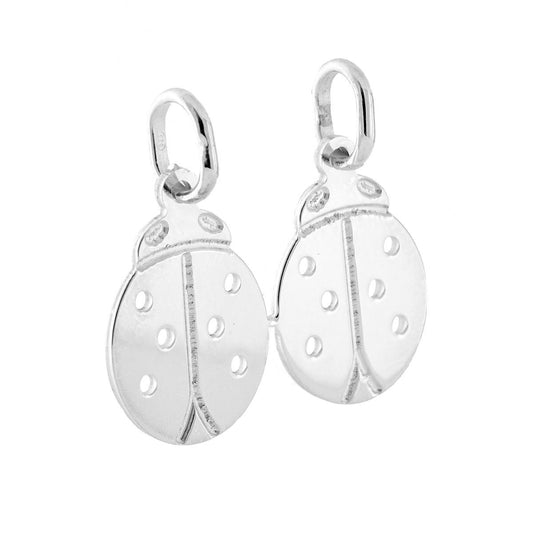 Ciodolo a forma di Coccinella che si spezza con lavorazione Liscia e Lucida.<BR>Made in Italy<BR>