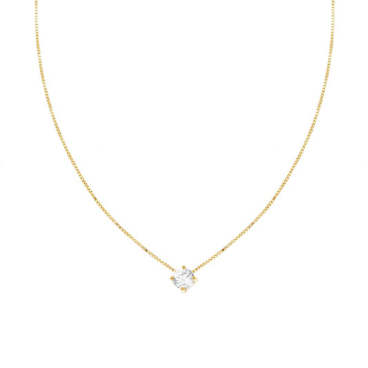 Collana catena Veneziana Diamantata con Punto Luce mm 5 in ARGENTO 925 Galvanica Oro