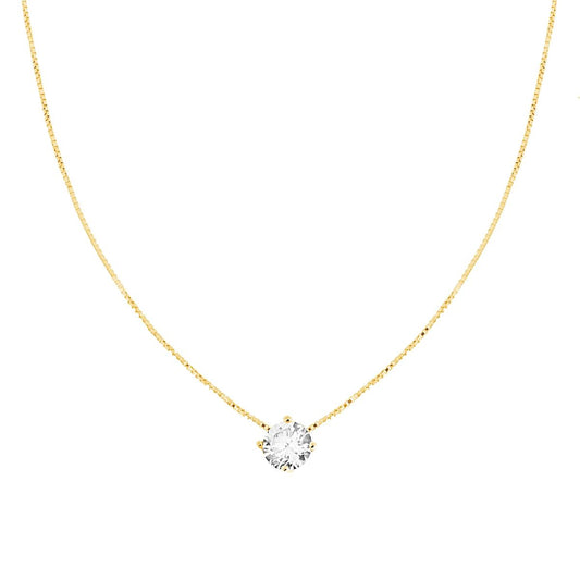 Collana catena Veneziana Diamantata con Punto Luce mm 6 in ARGENTO 925 Galvanica Oro