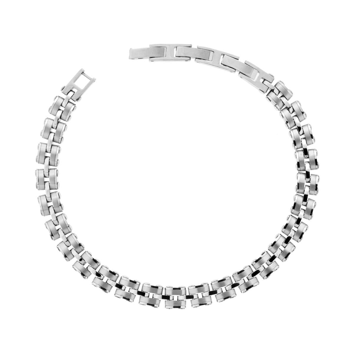 Bracciale Uomo Catena Imperniata in ACCIAIO