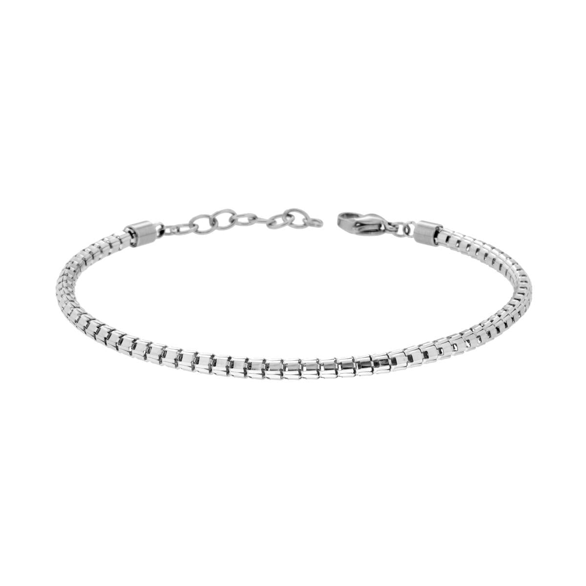 Bracciale Catena Coda di Topo in ACCIAIO