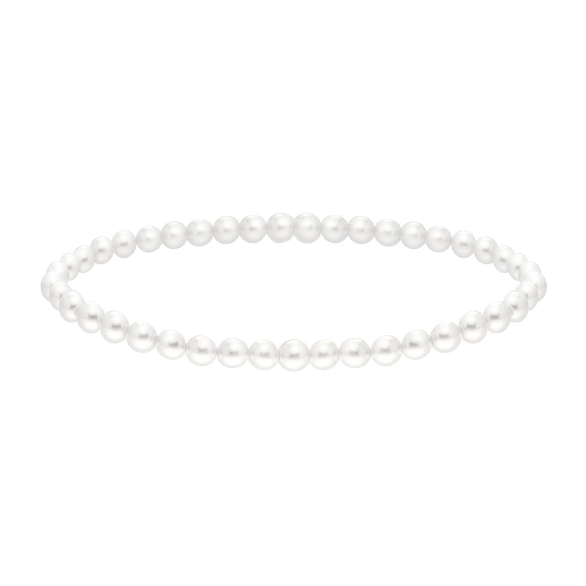 Bracciale Tennis Griffe cm 18 con Zirconi mm 3 Bianchi in ARGENTO 925 Galvanica Rodio