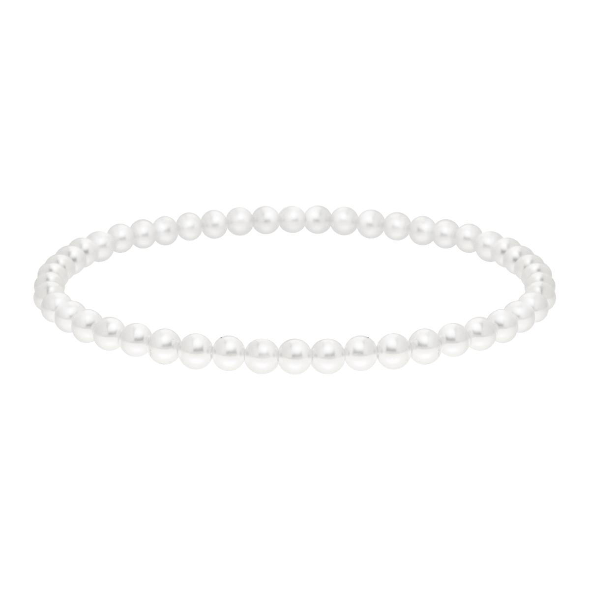 Bracciale Tennis Griffe cm 17+3 con Zirconi mm 2 Bianchi in ARGENTO 925 Galvanica Rodio