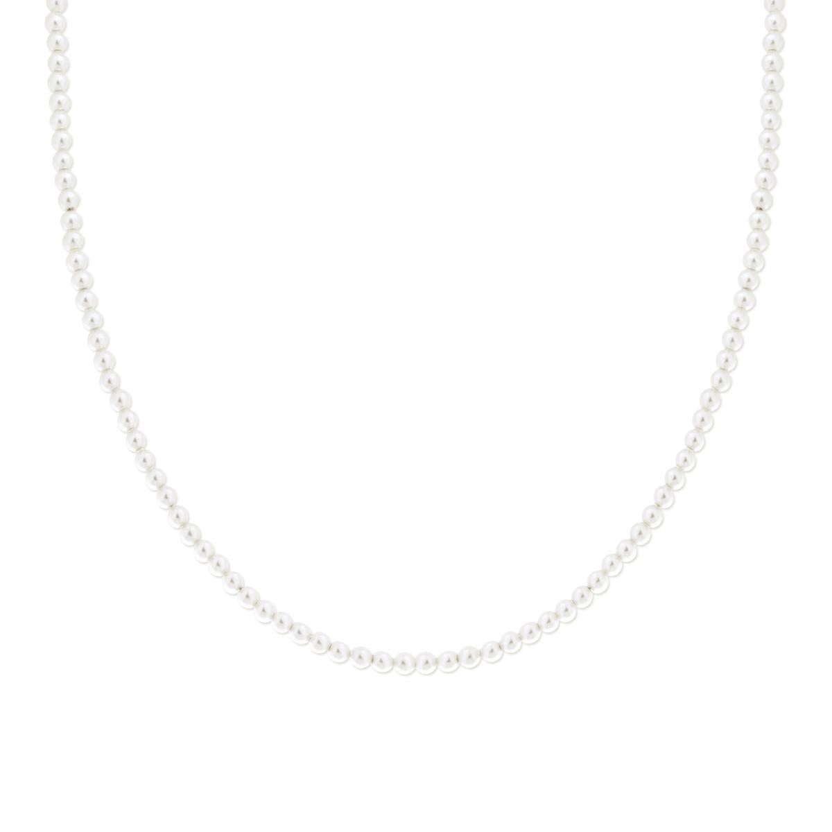 Collana con filo Perle mm 3 in ACCIAIO