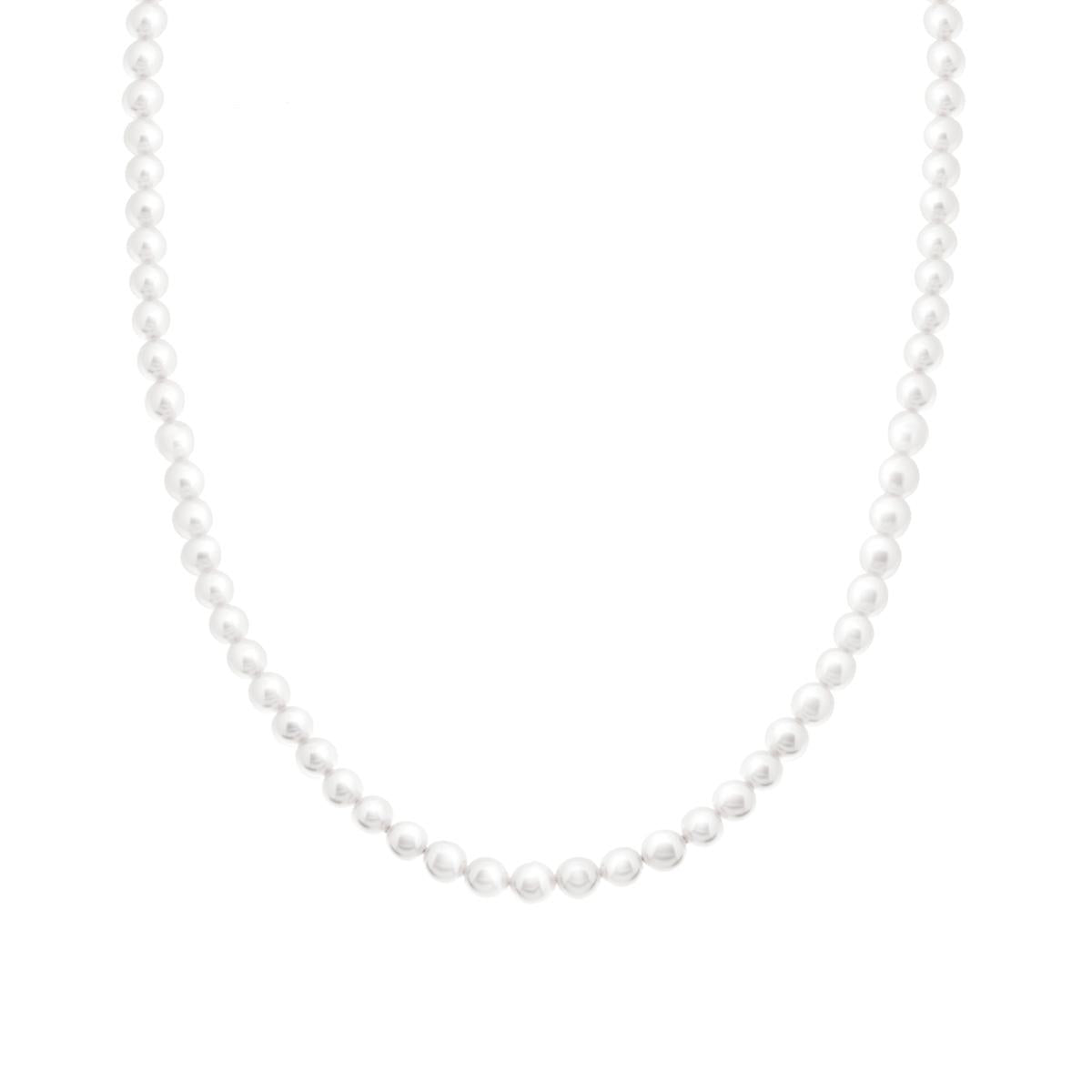 Collana con filo Perle mm 4 in ACCIAIO