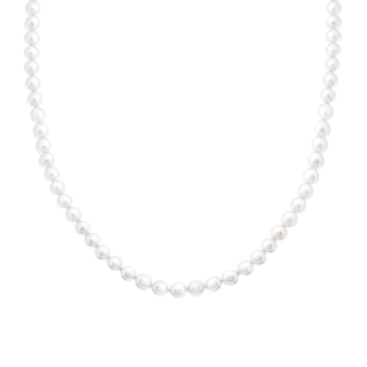 Collana con filo Perle mm 5 in ACCIAIO