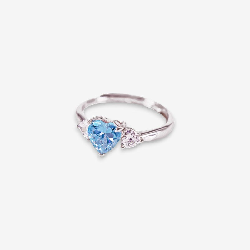 Anello Donna Trilogy in Argento 925 Regolabile con zirconi
