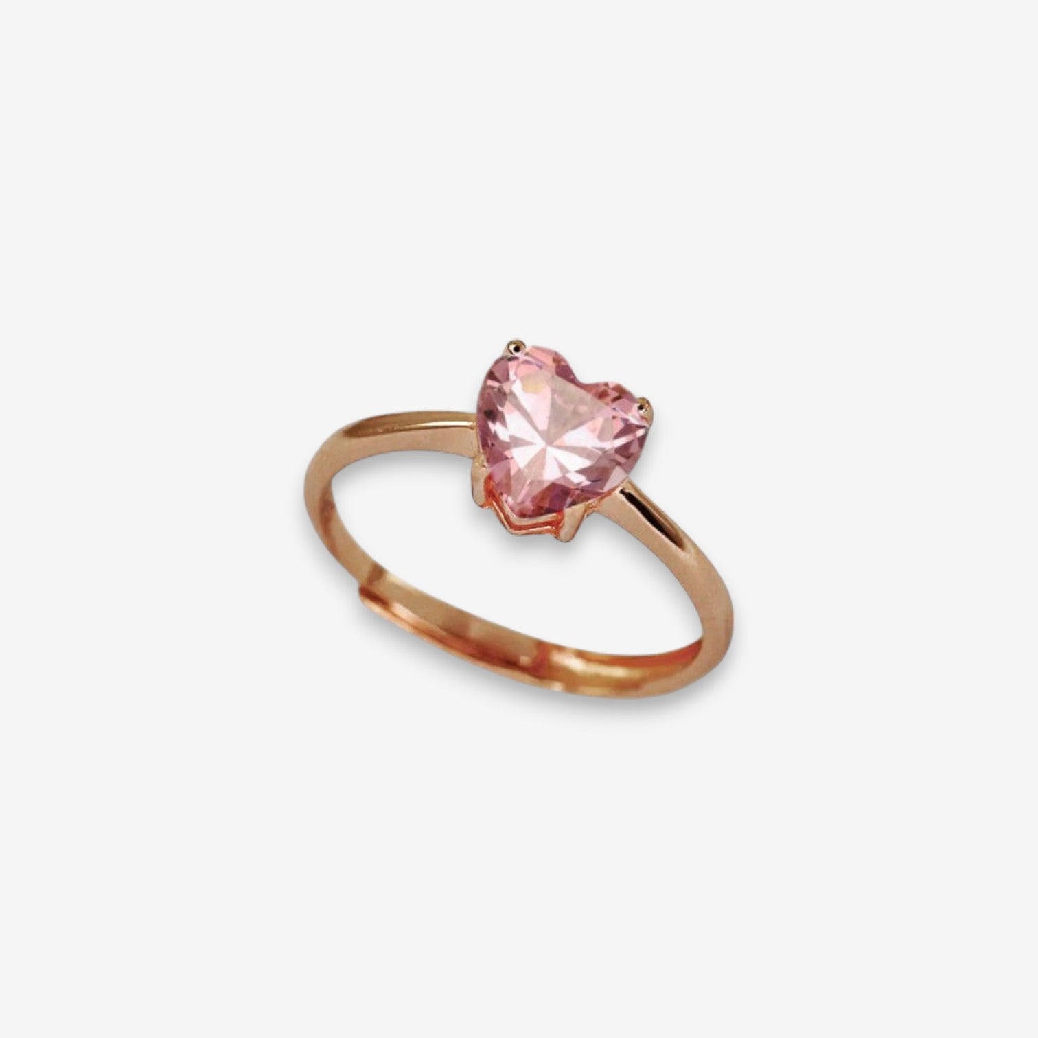 Anello Donna Cuore Dell'Oceano in Argento 925 Regolabile