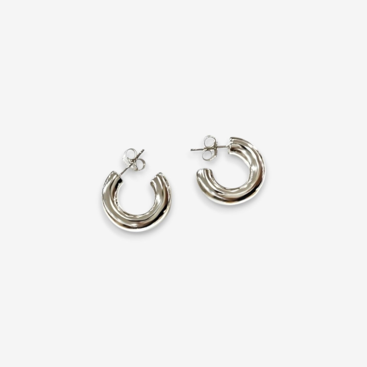 Orecchini Donna a semicerchio in Argento 925 20 mm
