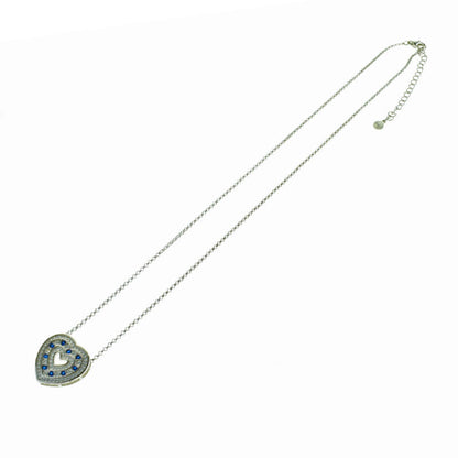 Collana in Argento 925 con ciondolo a cuore zirconato
