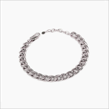 Bracciale a maglia groumette in Argento 925