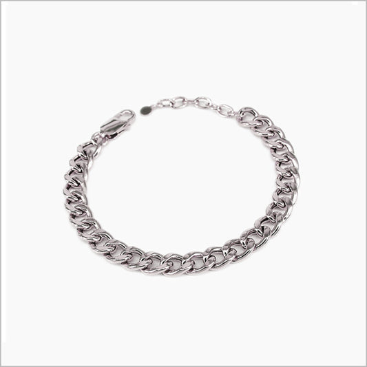 Bracciale a maglia groumette in Argento 925