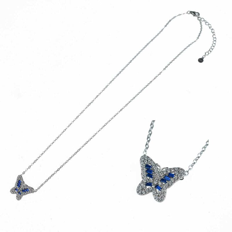 Collana Donna Farfalla in Argento 925