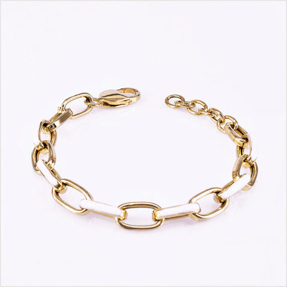 Bracciale Donna in Argento 925 con maglia ovale