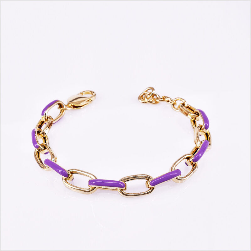 Bracciale Donna in Argento 925 con maglia ovale