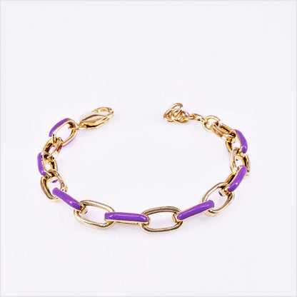 Bracciale Donna in Argento 925 con maglia ovale