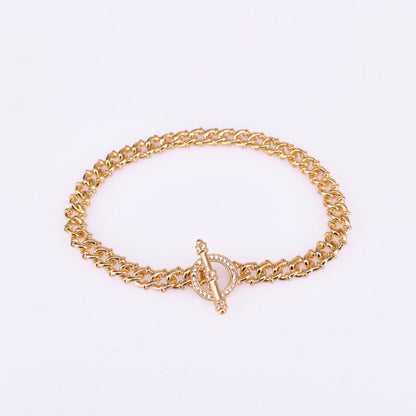 Bracciale Chain in Argento 925 con zirconi