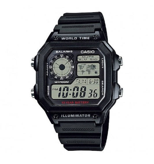 Orologio Casio Uomo Digitale AE-1200WH-1AV
