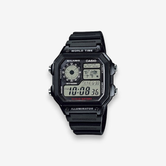 Casio Digitale AE-1200WH-1AV Orologio Uomo
