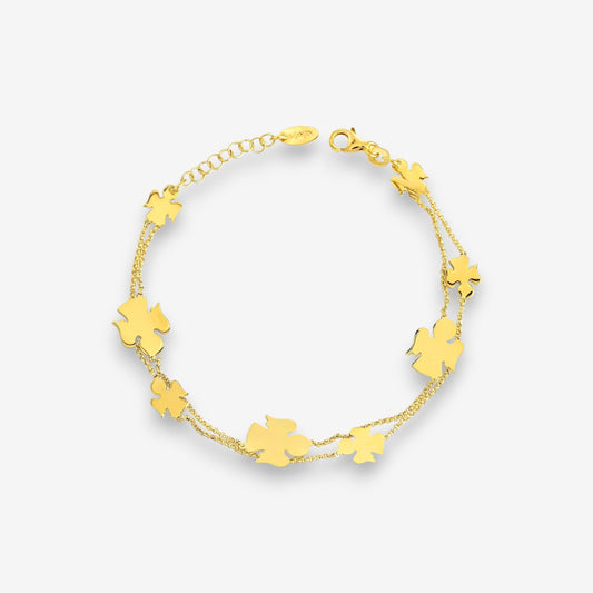 Amen Bracciale Donna Angeli Grandi e Angeli Piccoli