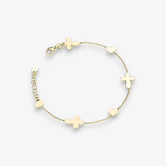 Amen Bracciale Uomo Croci e Cuori