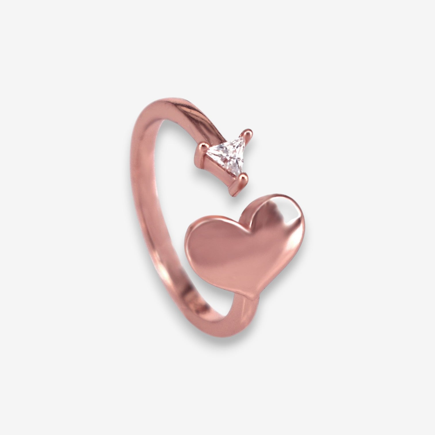 Anello Donna Corazon in Argento 925 Regolabile con punto luce