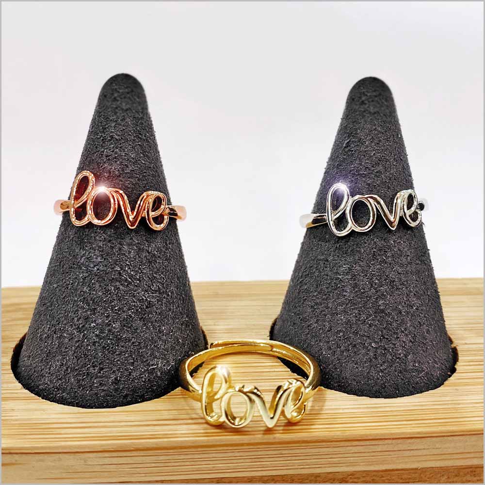 Anello Donna LOVE in Argento 925 Regolabile