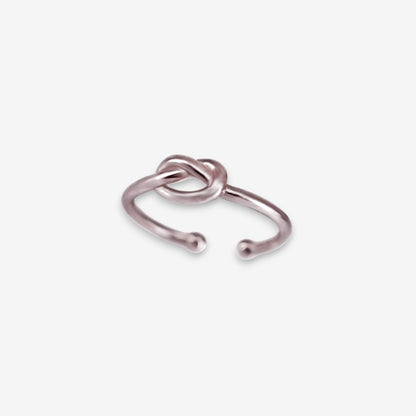 Anello Donna Nodo in Argento 925 Regolabile