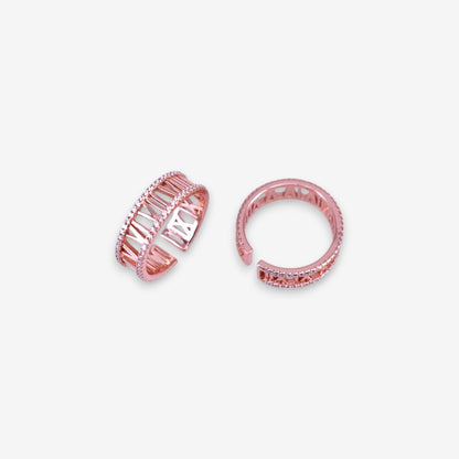 Anello Donna Roma in Argento 925 Regolabile con zirconi