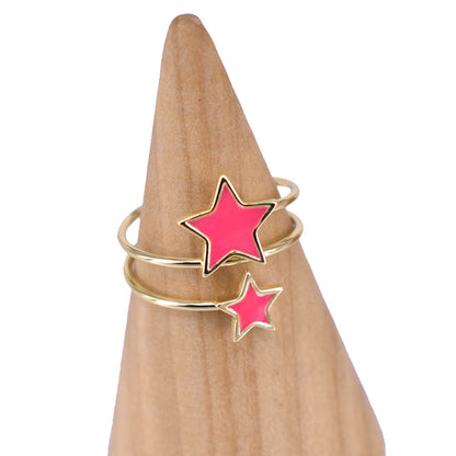 Anello Donna Galassia in Argento 925 Regolabile smaltato