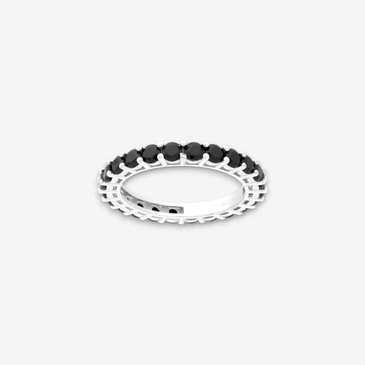 Anello Uomo Tennis Eternity in Argento 925