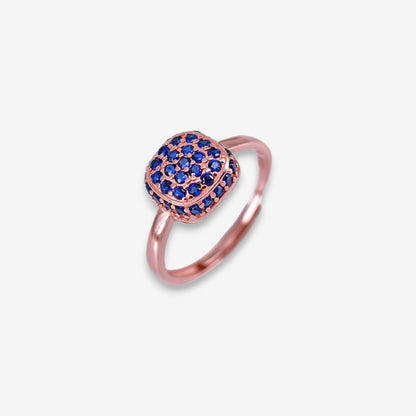 Anello Donna in Argento 925 a pave con zirconi