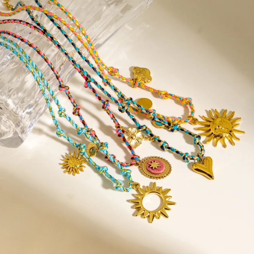 Collana Donna Sun in Acciaio Inox