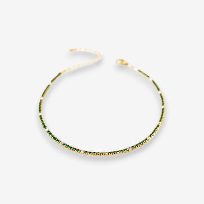 Bracciale Tennis Donna in Argento 925 con zirconi colorati e bianchi
