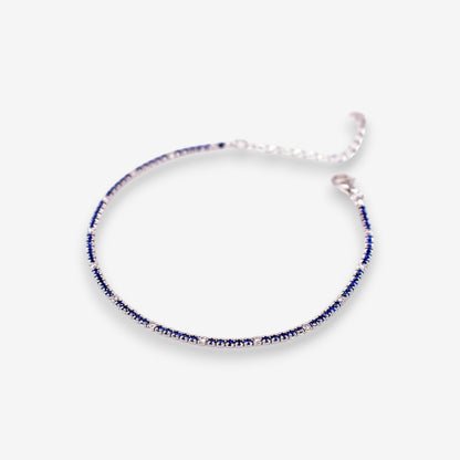 Bracciale Tennis Donna in Argento 925 con zirconi colorati e bianchi