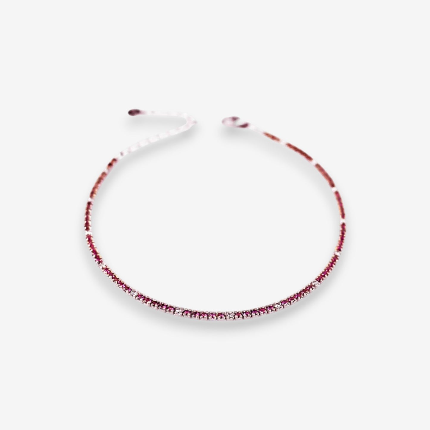 Bracciale Tennis Donna in Argento 925 con zirconi colorati e bianchi