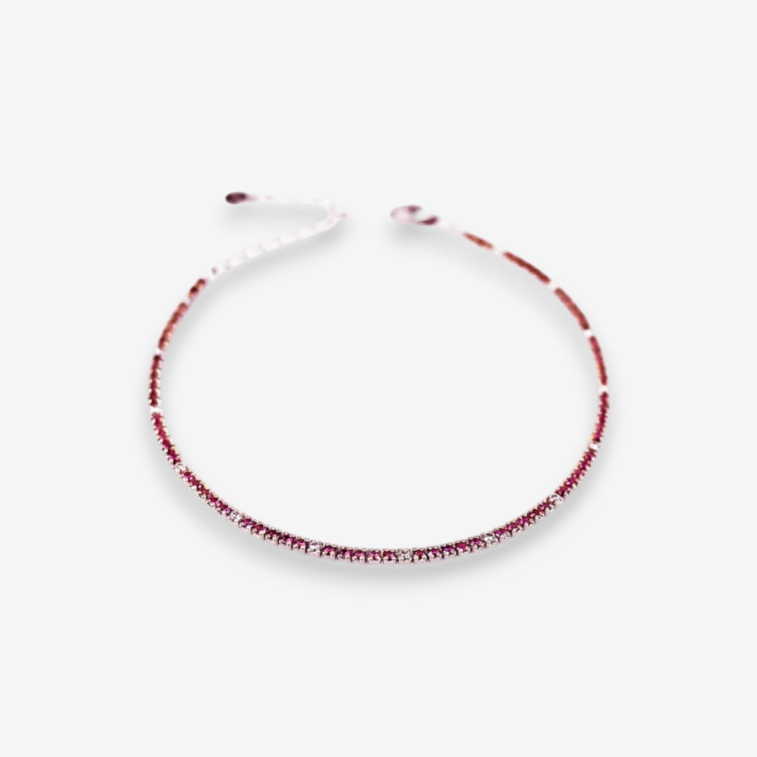 Bracciale Tennis Donna in Argento 925 con zirconi colorati e bianchi
