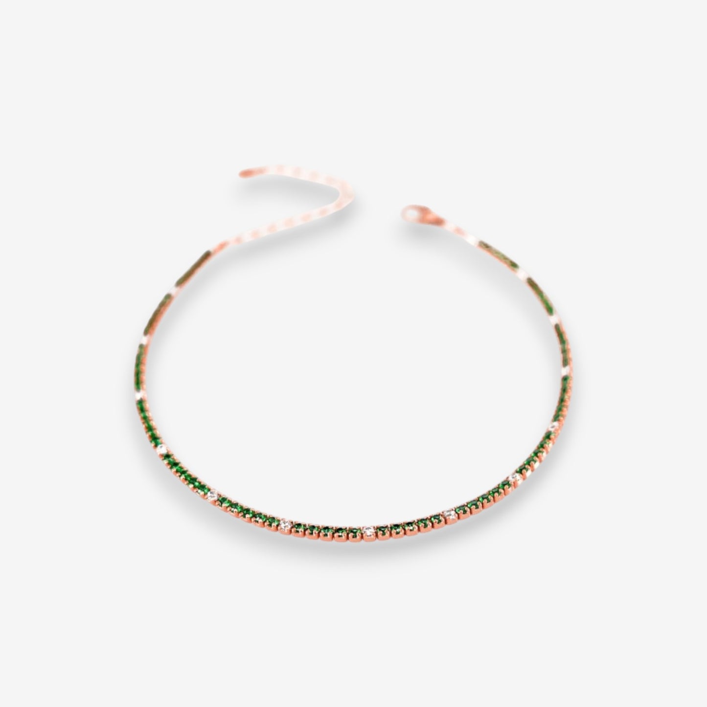 Bracciale Tennis Donna in Argento 925 con zirconi colorati e bianchi