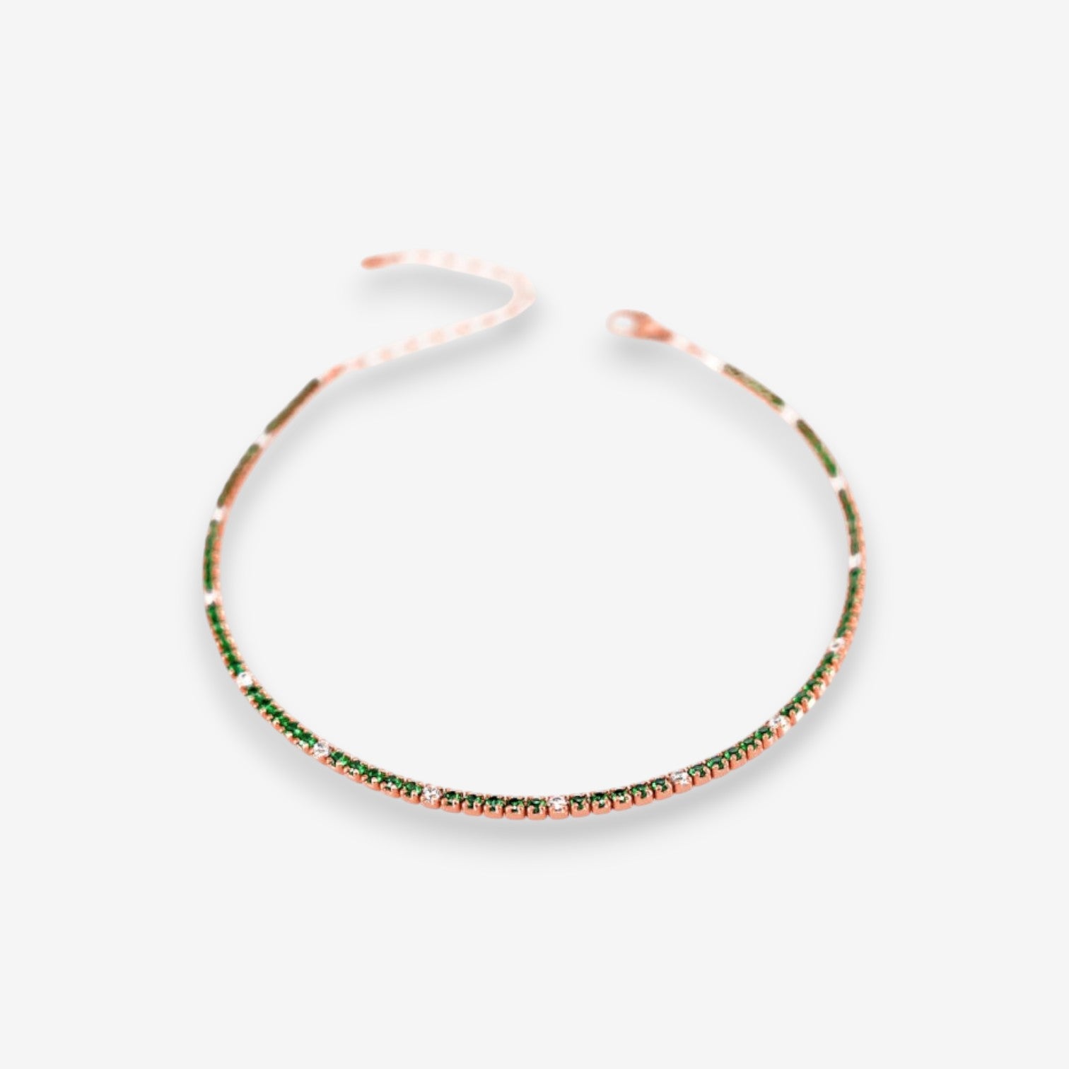 Bracciale Tennis Donna in Argento 925 con zirconi colorati e bianchi