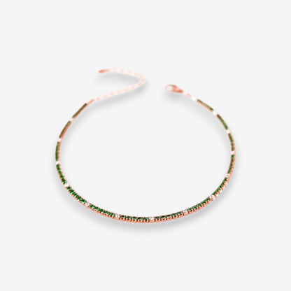 Bracciale Tennis Donna in Argento 925 con zirconi colorati e bianchi