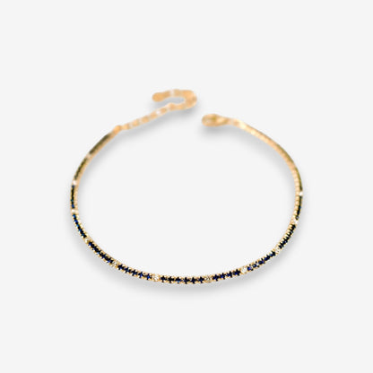 Bracciale Tennis Donna in Argento 925 con zirconi colorati e bianchi