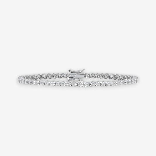 Bracciale Tennis Uomo Cipollino in Argento 925 da 2 mm