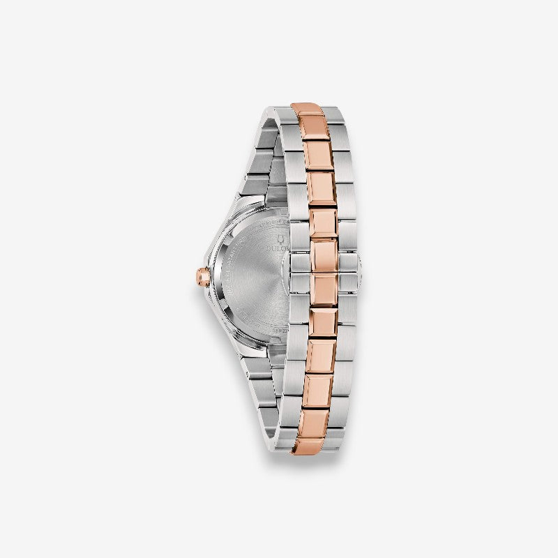 Bulova Octagon Lady Diamonds 98P235 Orologio Quarzo Donna