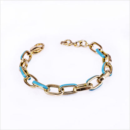 Bracciale Donna in Argento 925 con maglia ovale