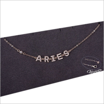Bracciale in Argento 925 con segno zodiacale zirconato