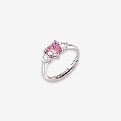 Anello Donna Trilogy in Argento 925 Regolabile con zirconi