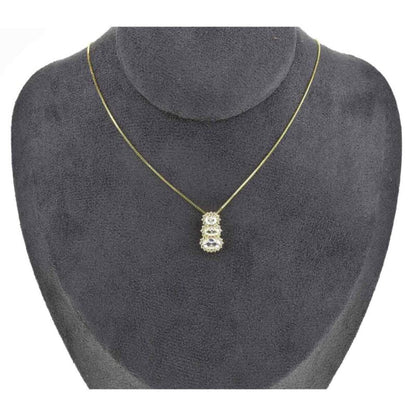 Collana in Argento 925 con ciondolo zirconato