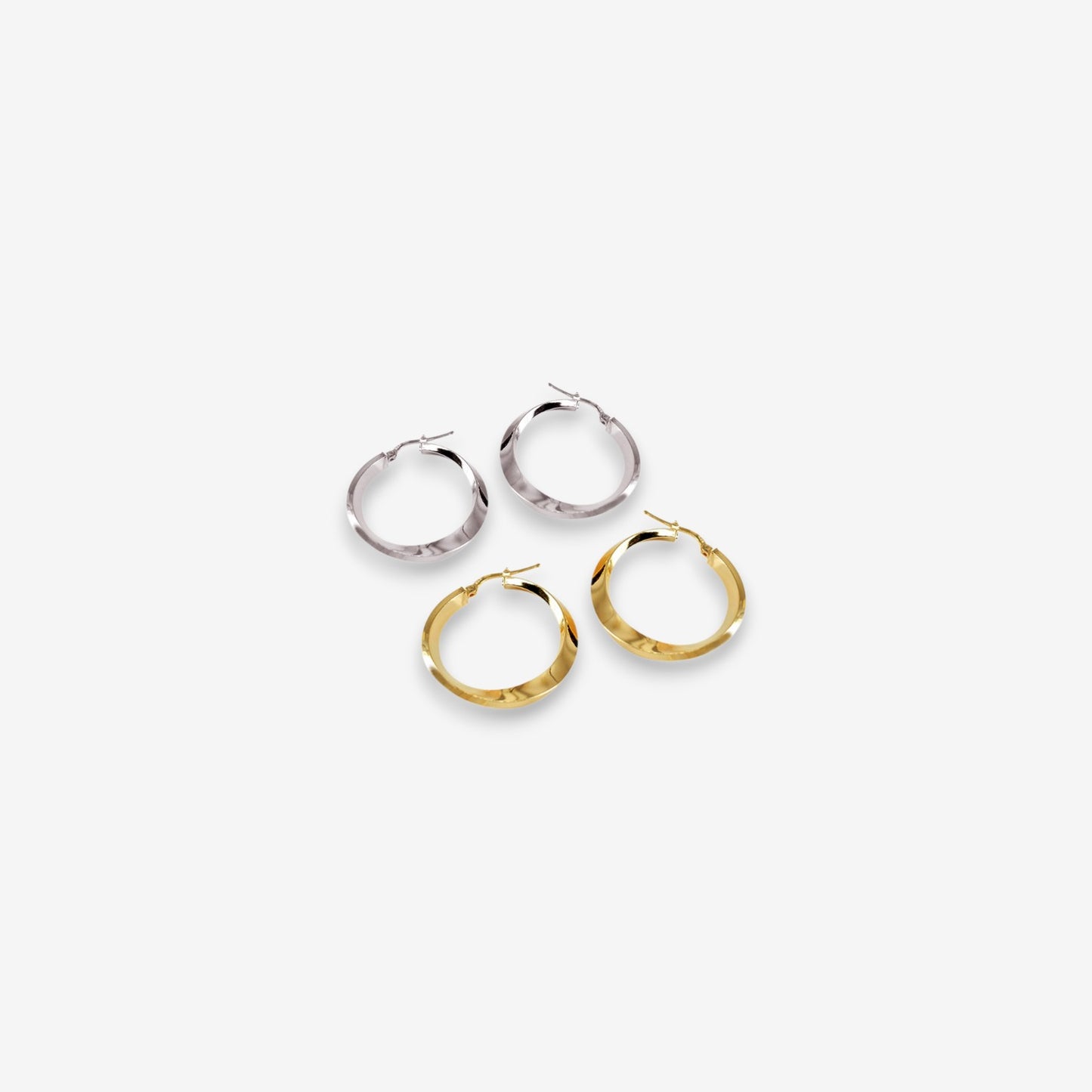 Orecchini Donna Cecilia a Cerchio in Argento 925
